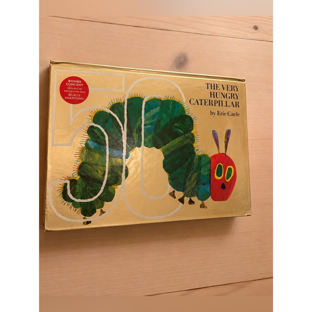 Gold Edition The Very Hungry Caterpillar Hardcover Book Eric Carle